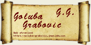 Goluba Grabović vizit kartica